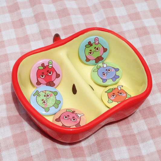 Mini Badge Grumpy Fruits