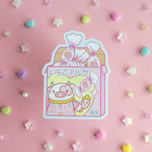 Strawberry Milk Candy Sticker