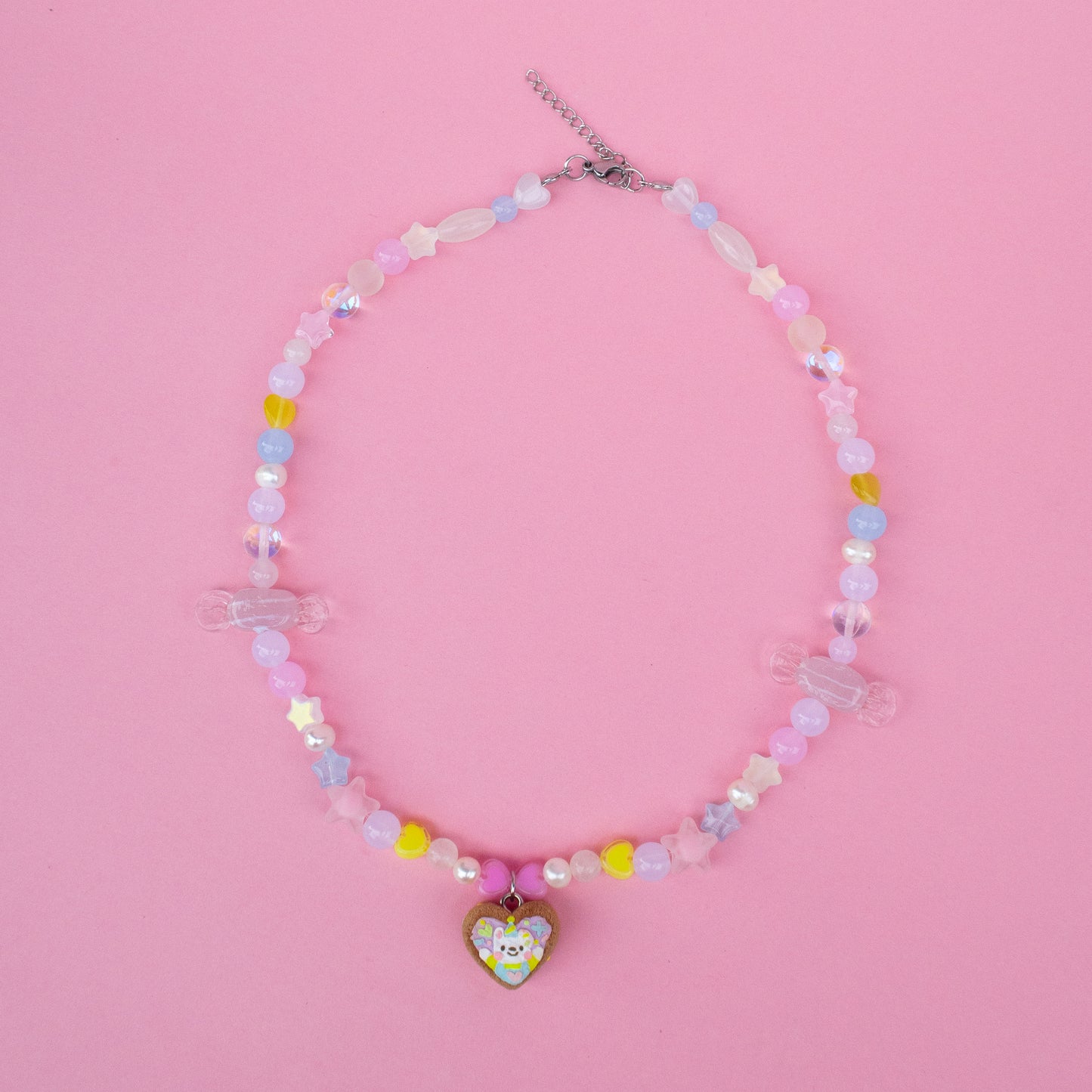 Flossie Heart Biscuit Necklace